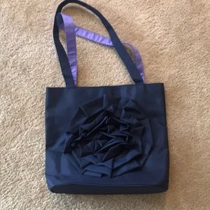 Navy blue shoulder bag